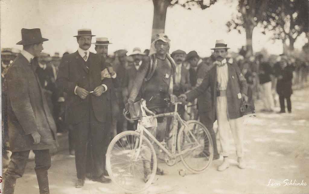 Arrivée de François Faber à Nimes en 1909