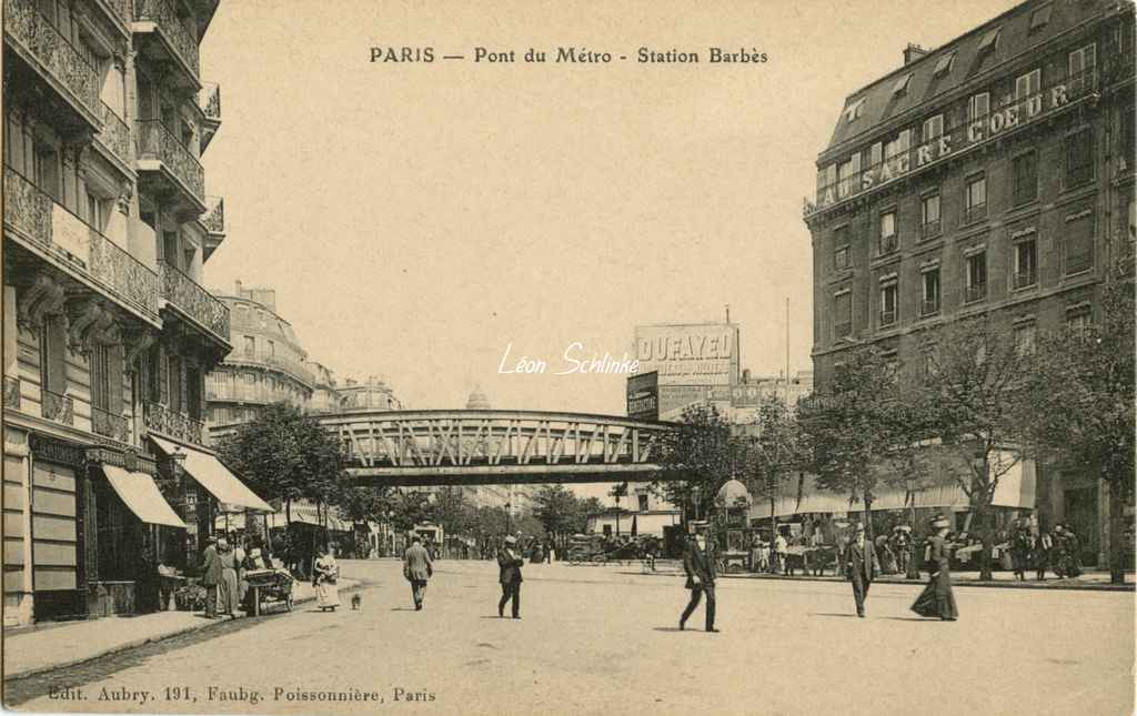 Aubry - Pont du Métro - Station Barbès