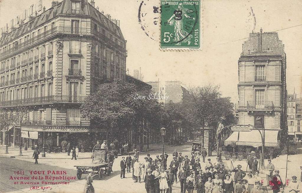 TOUT PARIS 1611 - Avenue de la République et Parmentier