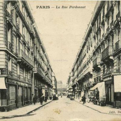 Bénard édit . - PARIS - La rue Perdonnet