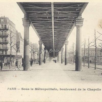 BF 239 - Sous le Métropolitain, boulevard de la Chapelle