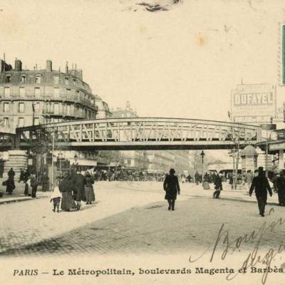 BF 240 - Le Métropolitain, boulevards Magenta et Barbès