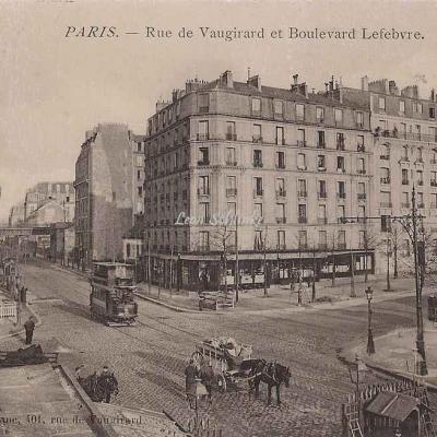 Blanc E. - Rue de Vaugirard et Boulevard Lefebvre