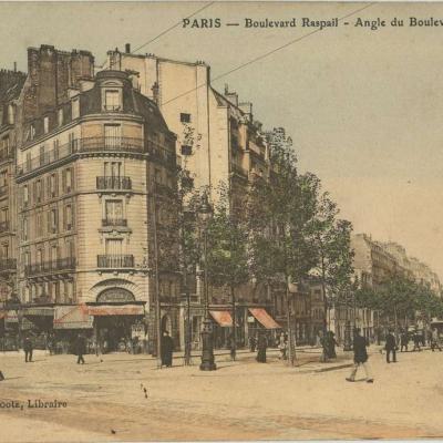 Bootz libraire - PARIS - Boulevard Raspail - Angle Bd Montparnasse