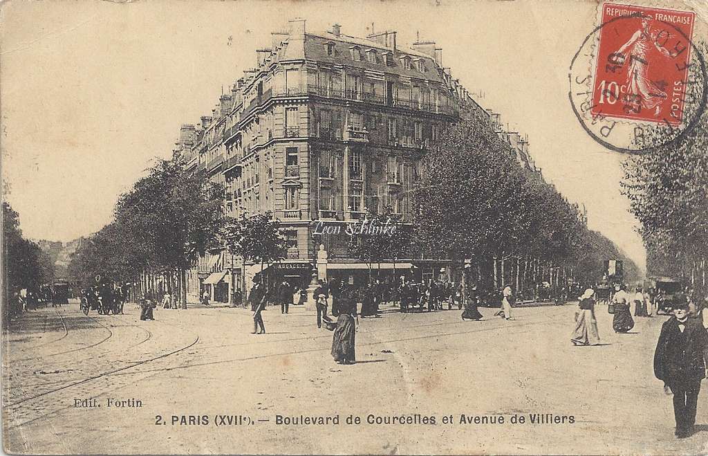 Fortin 2 - Boulevard de Courcelles et Avenue de Villiers
