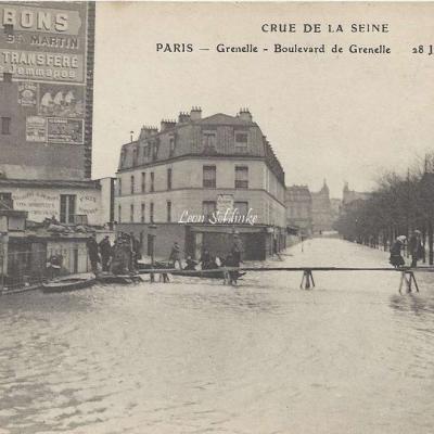 ELD - Boulevard de Grenelle inondé