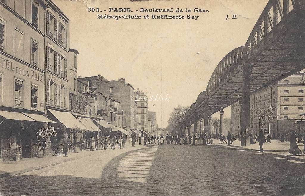 JH 693 - Boulevard de la Gare, Metropolitain et Raffinerie Say