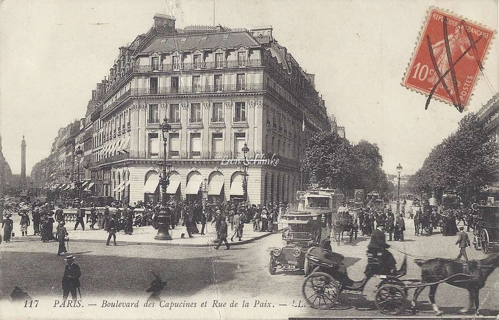 LL 117 - Boulevard des Capucines et Rue de la Paix