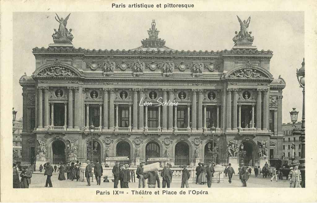 Bréger A. - Paris IX° - Théâtre et Place de l'Opéra