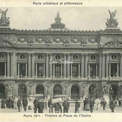 Bréger A. - Paris IX° - Théâtre et Place de l'Opéra