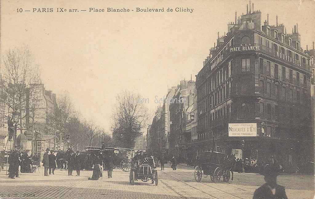 CAD 10 - Place Blanche - Boulevard de Clichy