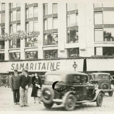 Carte-photo - A la Samaritaine en Juin 1933