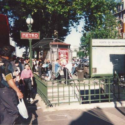 Carte-photo Porte de Montreuil