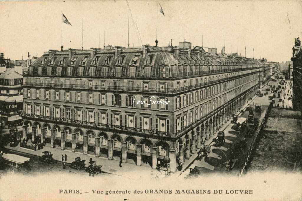 Carte-pub - Magasins du Louvre (vue générale)