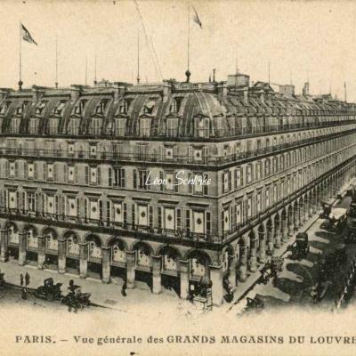 Carte-pub - Magasins du Louvre (vue générale)