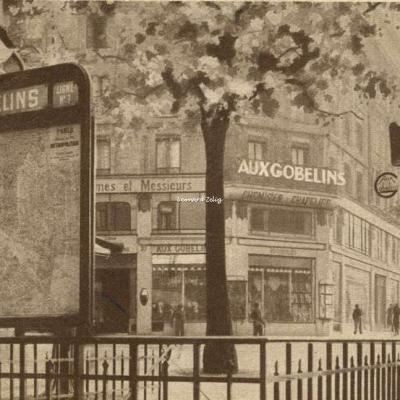 Carte-Pub - Paris - Grands Magasin ''AUX GOBELINS'' 49-51 Avenue des Gobelins