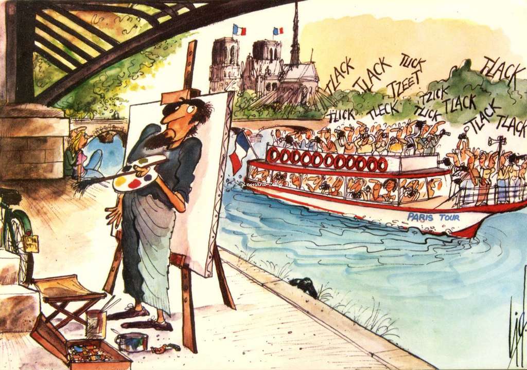Cid 9 - Le Tour de la Seine et peintre de la rive gauche