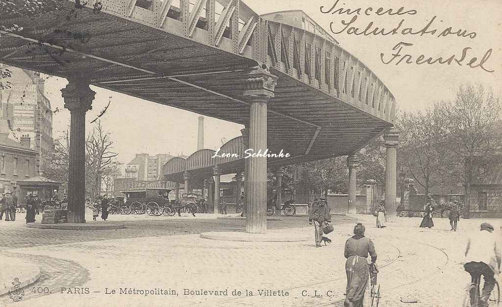 CLC 400 - Le Métropolitain, Boulevard de la Villette