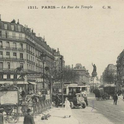 CM 1211 - PARIS - La Rue du Temple