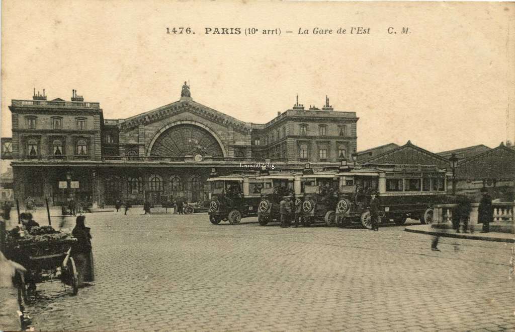 CM 1476 - PARIS - La Gare de l'Est