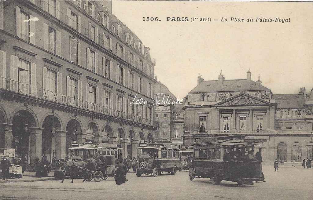 CM 1506 - La Place du Palais Royal