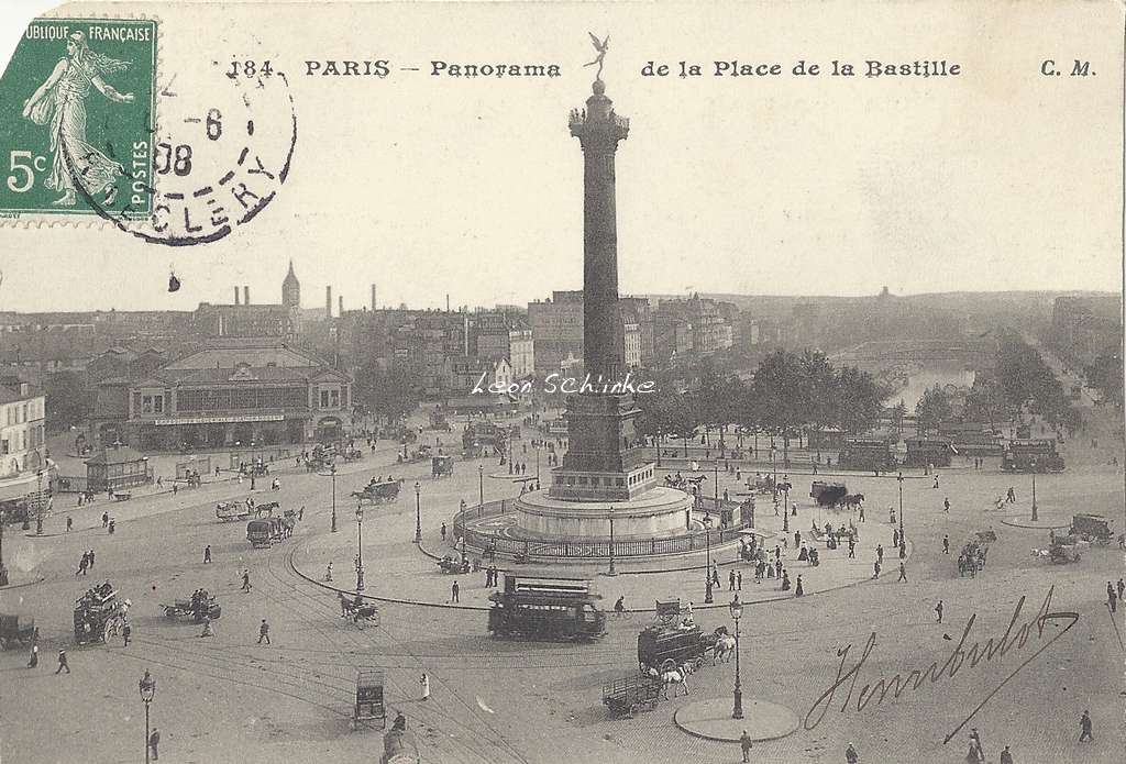 CM 164 - panorama de la Place de la Bastille