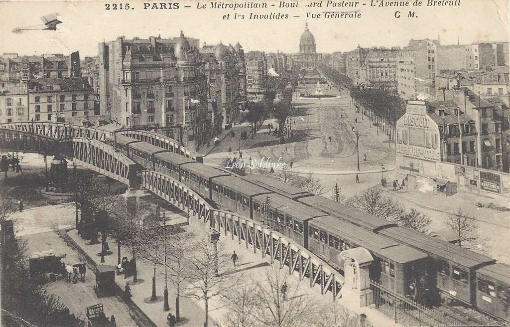 CM 2215 - Le Metropolitain Boulevard Pasteur et Avenue de Breteuil