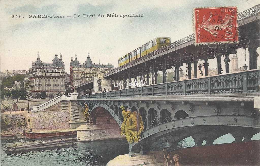 CM 246 - Le Pont du Métropolitain (couleur)