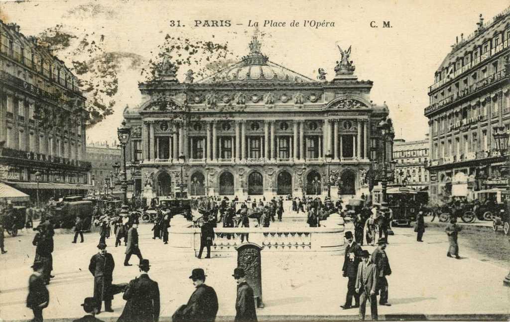 CM 31 - La Place de l'Opéra (vue 1)