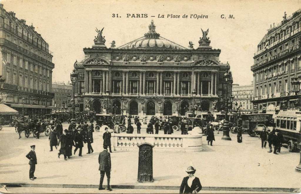 CM 31 - PARIS - La Place de l'Opéra (vue 2)