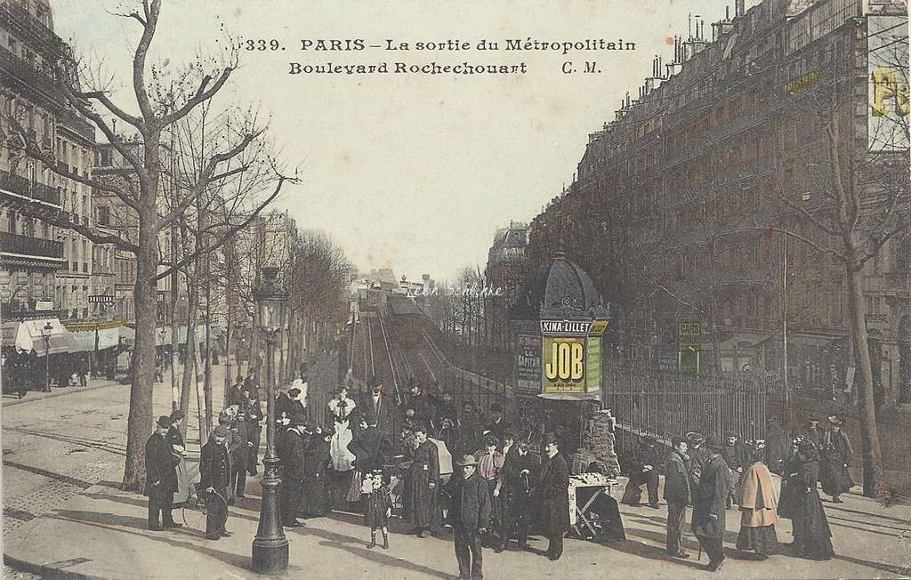 CM 339 - La Sortie du Métropolitain Boulevard Rochechouart