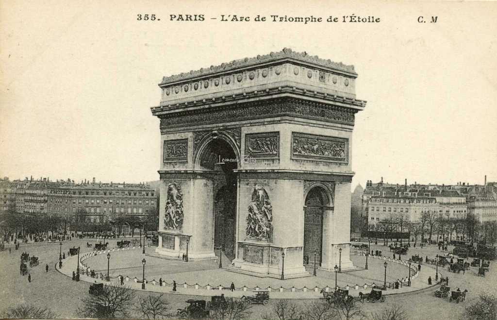 CM 355 - PARIS - L'Arc de Triomphe