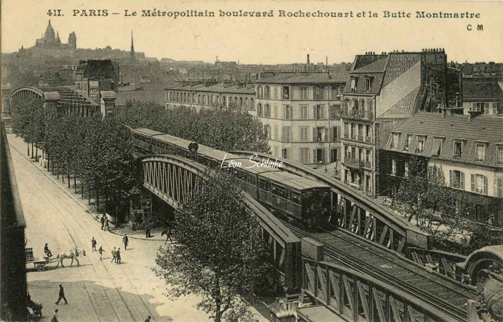 CM 411 - Le Métro Bd Rochechouart et Butte Montmartre