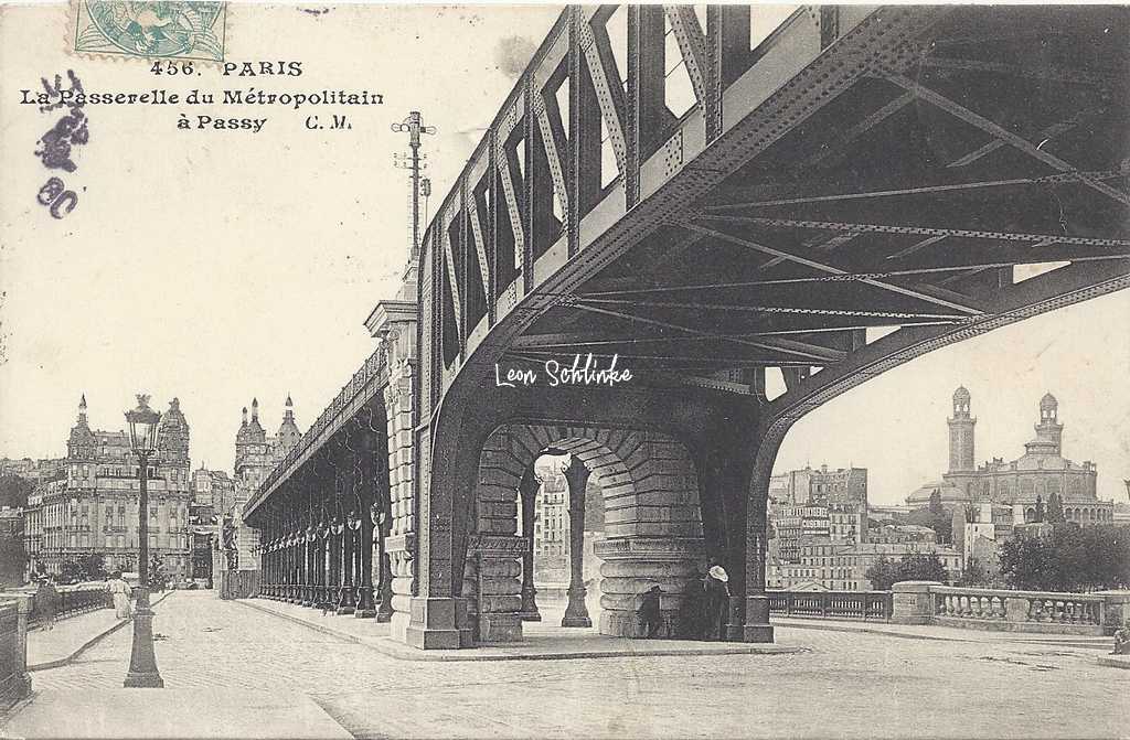 CM 456 - La Passerelle du Métro à Passy