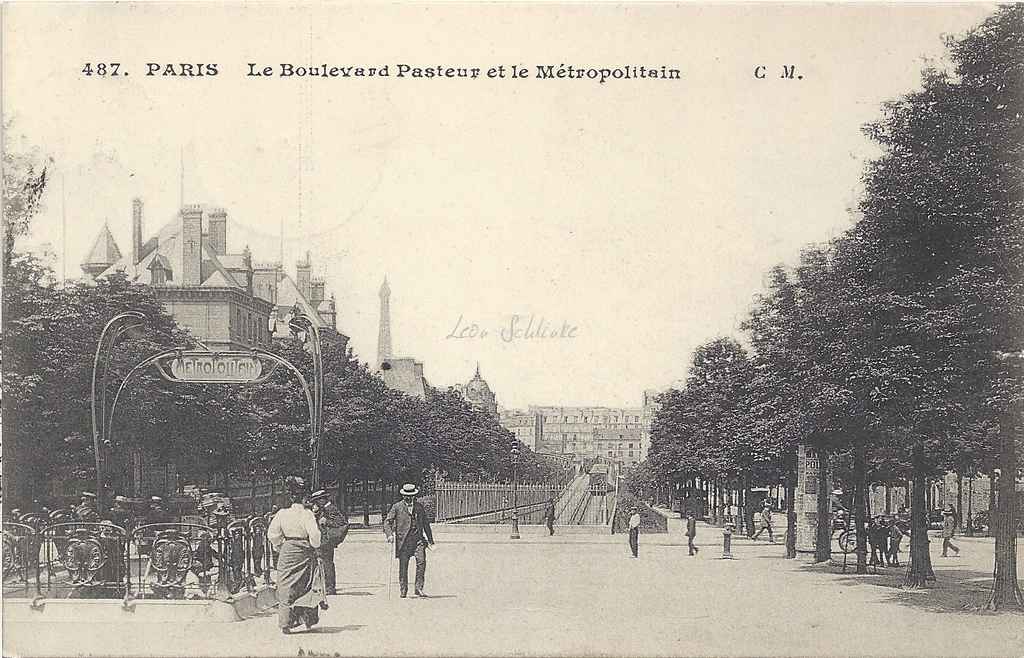 CM 487 - Le Boulevard Pasteur et le Métropolitain