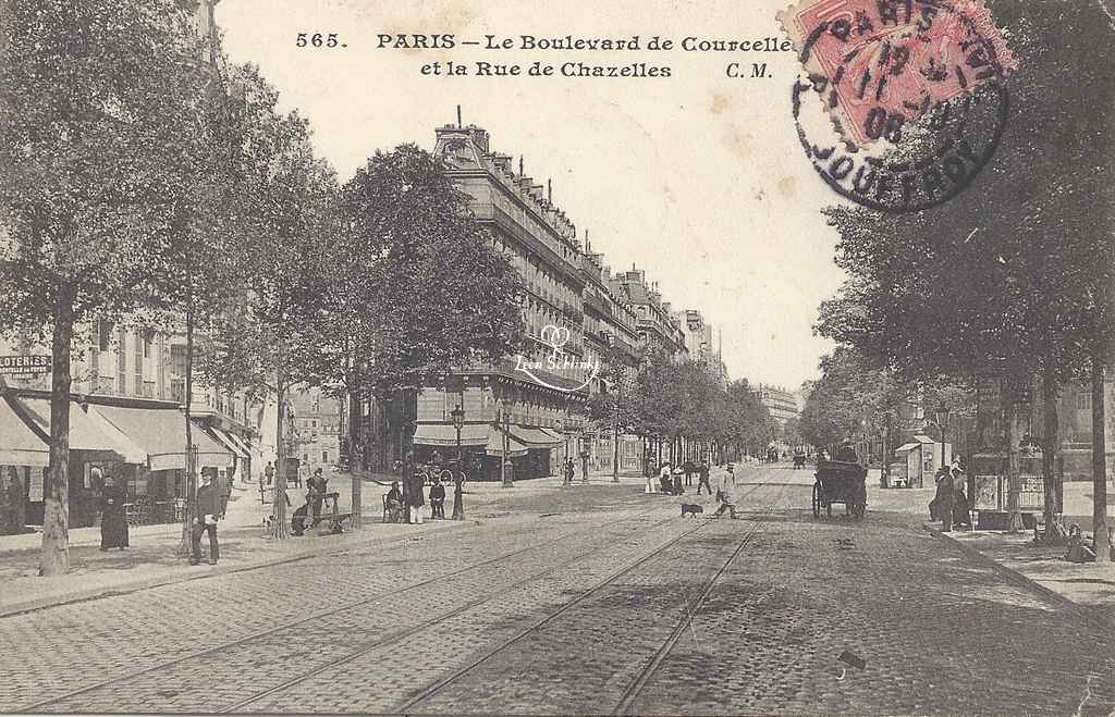 CM 565 - Le Boulevard de Courcelles et la Rue de Chazelles