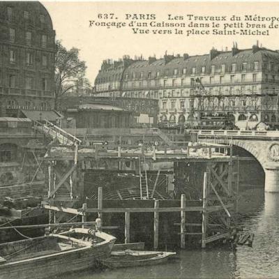 CM 637 - Fonçage d'un caisson dans la Seine