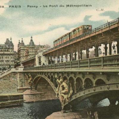 CM 68 - PARIS - Passy - Le Pont du Métropolitain