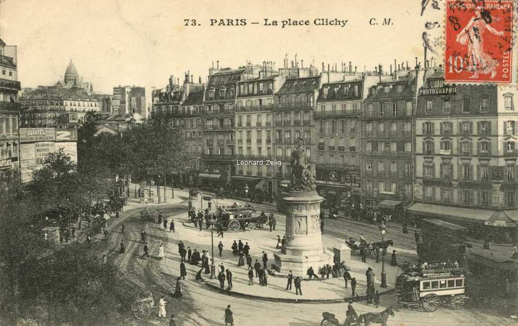 CM 73 - PARIS - La Place Clichy