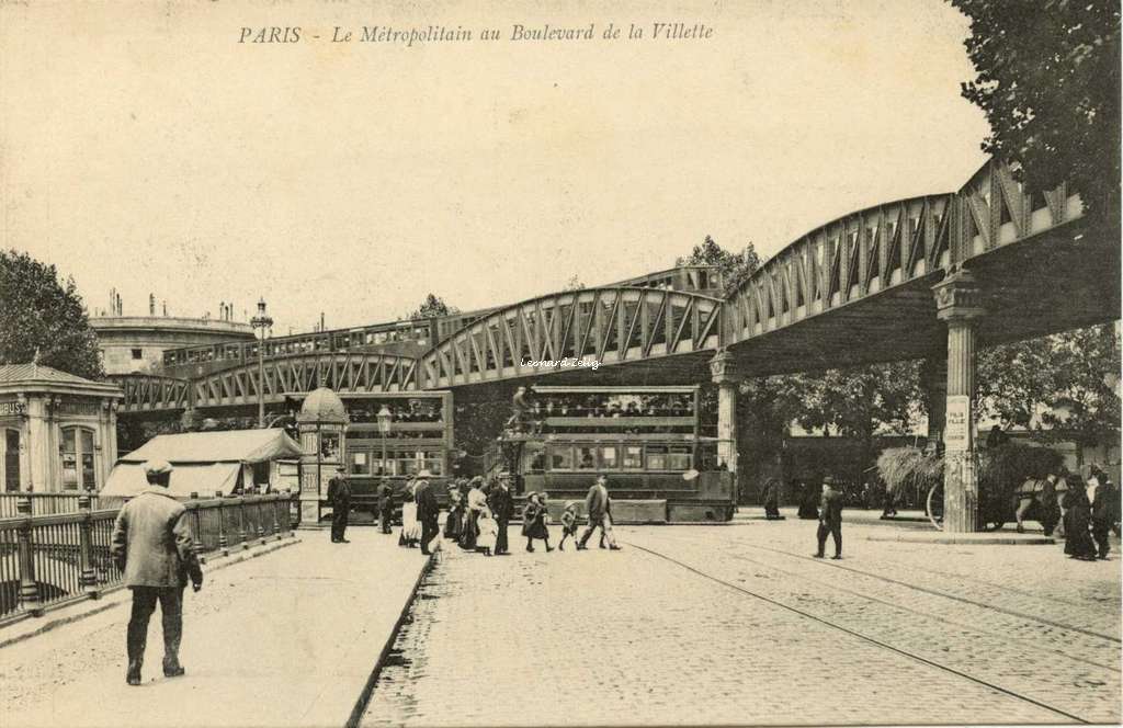 Comptoir industriel - PARIS - Le Métropolitain au Boulevard de la Villette