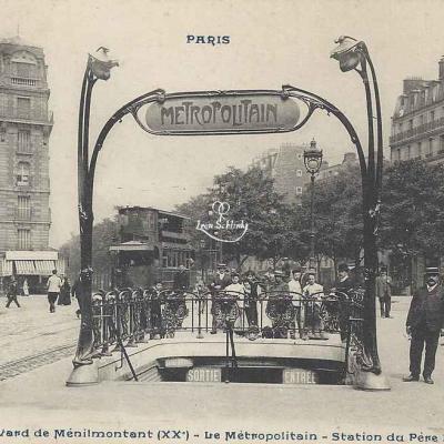 CP 539 - Boulevard de Ménilmontant - Station du Père-Lachaise