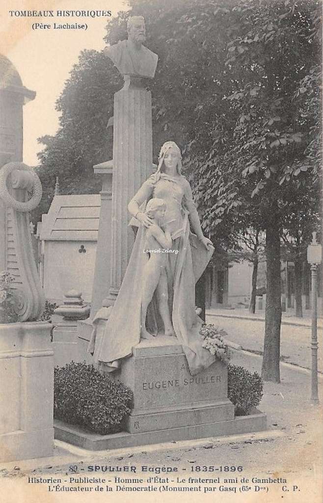 CP 80 - Spuller Eugène - 1835-1896 - Historien - Publiciste - Homme d'Etat ami de Gambetta