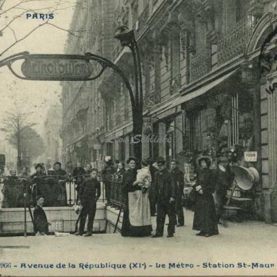 CP 966 - Avenue de la République - Le Métro - Station St-Maur
