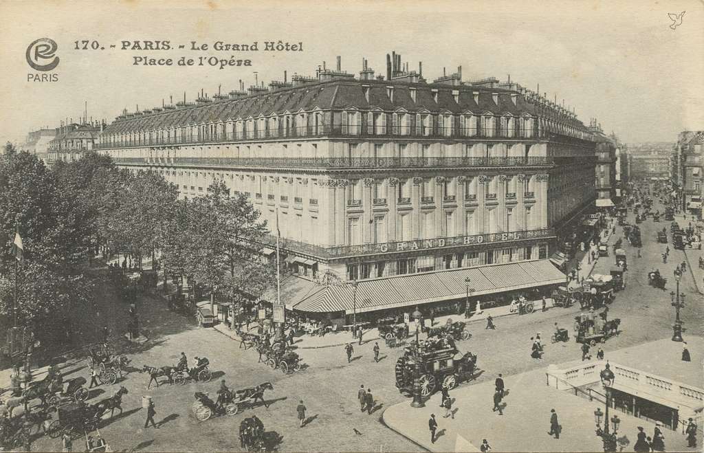 CR 170 - PARIS - Le Grand Hôtel Place de l'Opéra