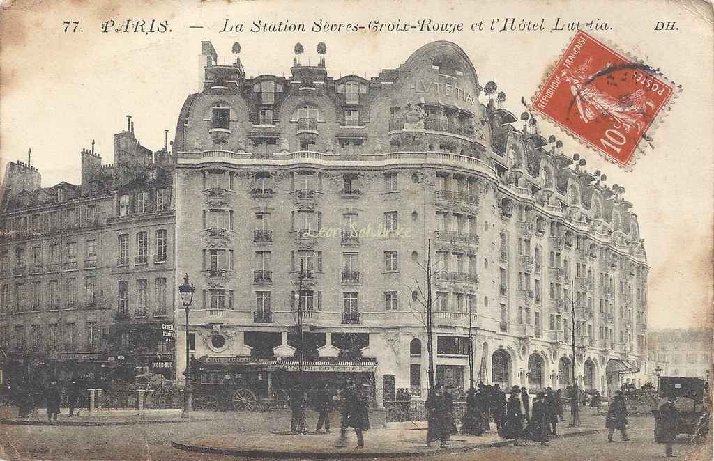 DH 77 - La Station Sèvres-Croix-Rouge et l'Hôtel Lutetia