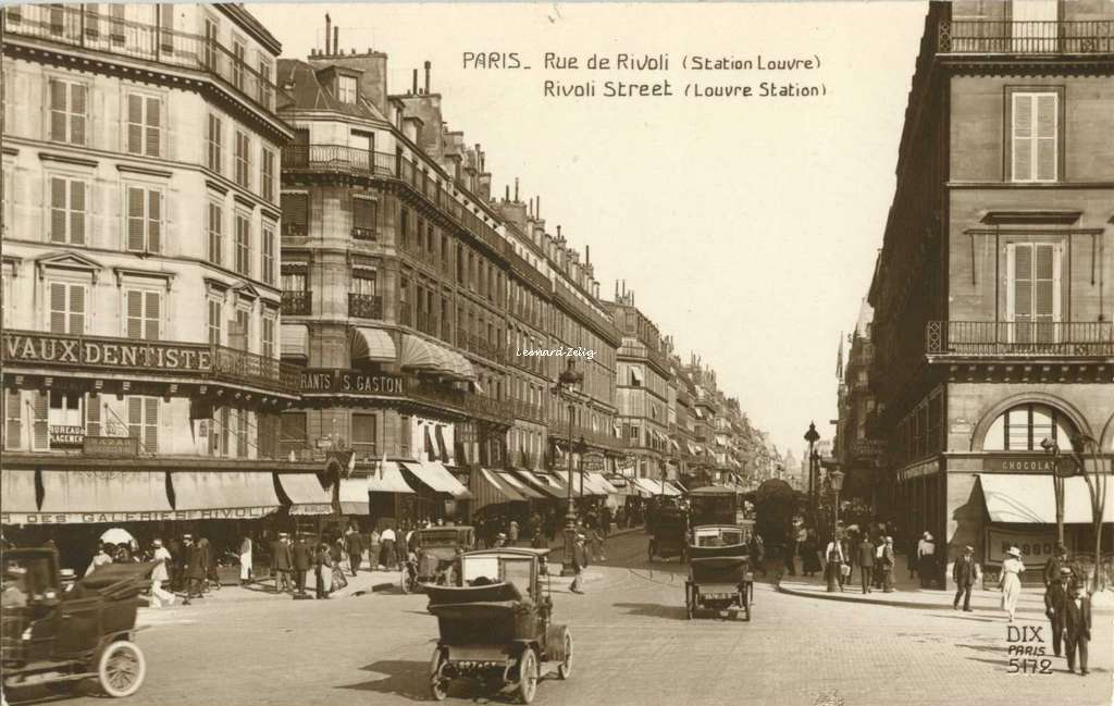 DIX 5172 - PARIS - Rue de Rivoli (Station Louvre)