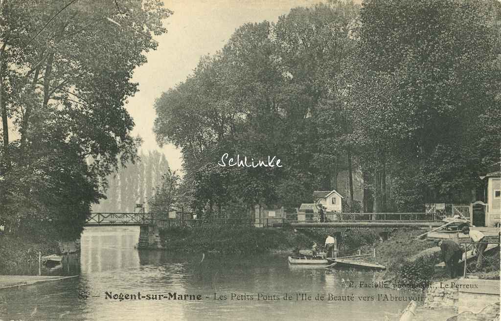E.Faciolle 85 - Nogent sur Marne - Les Petis Ponts de l'Ile de Beauté