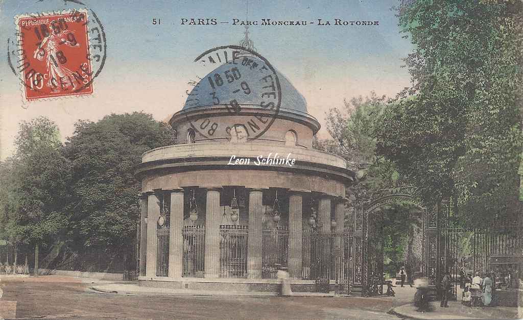 E.Malcuit 51 - Parc Monceau - La Rotonde