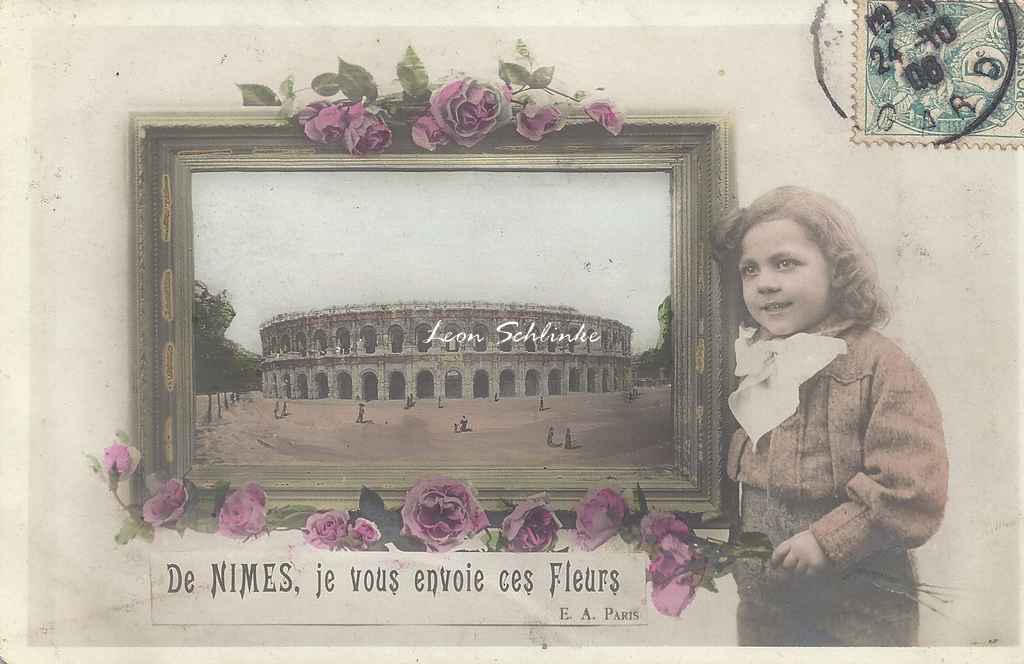 EA - De NIMES je voue envoie ces Fleurs