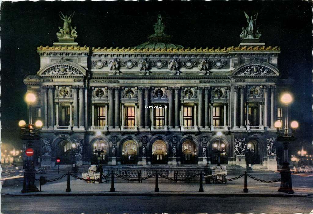EC 991 - PARIS - Le Théâtre de l'Opéra illuminé